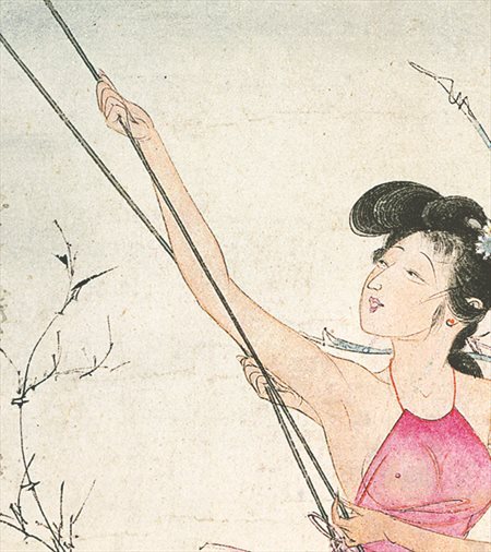 蛟河-胡也佛的仕女画和最知名的金瓶梅秘戏图